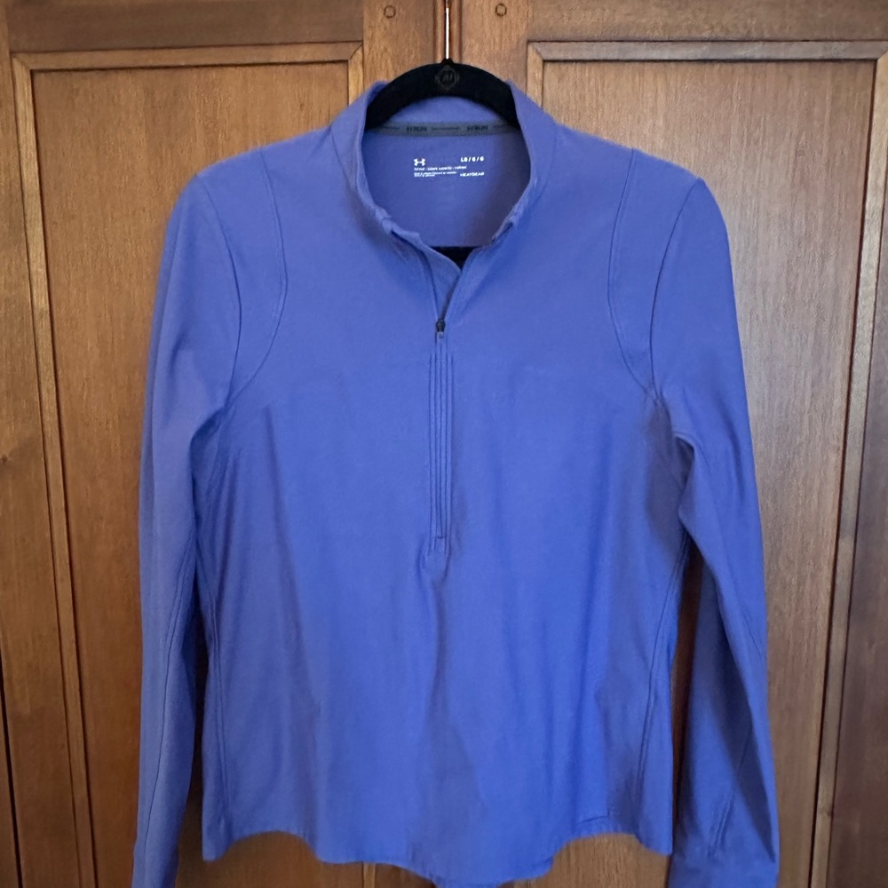 Under Armour women’s Violet Half-Zip Long Sleeve Shirt